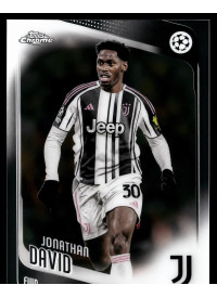 Jonathan David, Card, 2025-26 Topps Chrome UEFA Club Competitions, BASE