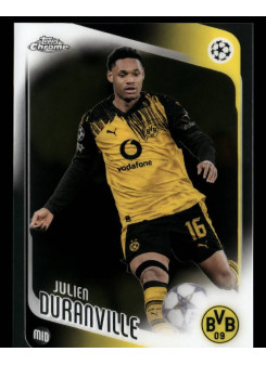 Julien Duranville, Kartička, 2025-26 Topps Chrome UEFA Club Competitions, BASE
