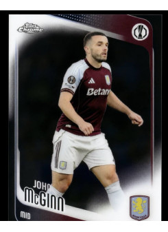 John McGinn, Kartička, 2025-26 Topps Chrome UEFA Club Competitions, BASE