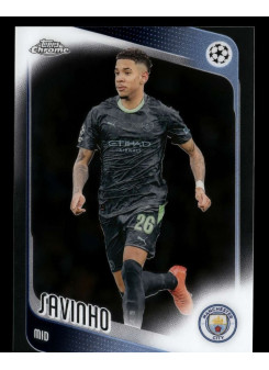Savinho, Card, 2025-26 Topps Chrome UEFA Club Competitions, BASE