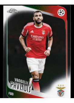 Vangelis Pavlidis, Kartička, 2025-26 Topps Chrome UEFA Club Competitions, BASE