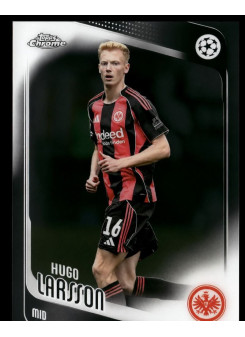 Hugo Larsson, Kartička, 2025-26 Topps Chrome UEFA Club Competitions, BASE