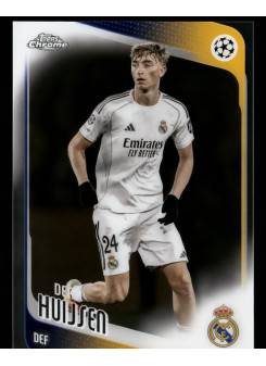 Dean Huijsen, Card, 2025-26 Topps Chrome UEFA Club Competitions, BASE