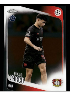 Alejo Sarco, Card, 2025-26 Topps Chrome UEFA Club Competitions, BASE