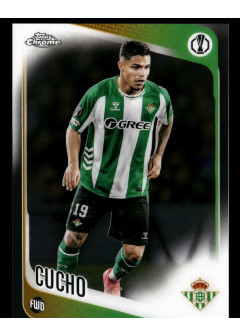 Cucho, Card, 2025-26 Topps Chrome UEFA Club Competitions, BASE