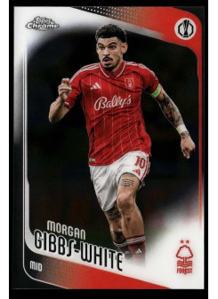 Morgan Gibbs-White, Kartička, 2025-26 Topps Chrome UEFA Club Competitions, BASE