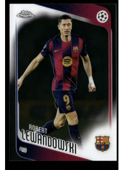 Robert Lewandowski, Card, 2025-26 Topps Chrome UEFA Club Competitions, BASE