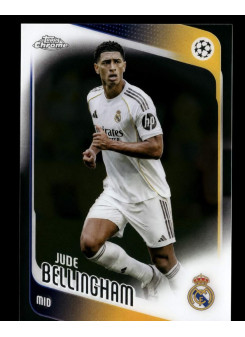 Jude Bellingham, Card, 2025-26 Topps Chrome UEFA Club Competitions, BASE