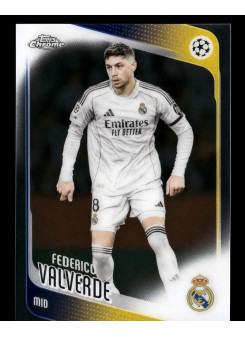 Federico Valverde, Card, 2025-26 Topps Chrome UEFA Club Competitions, BASE