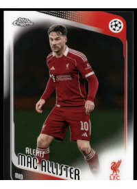 Alexis Mac Allister, Card, 2025-26 Topps Chrome UEFA Club Competitions, BASE