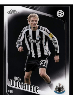 Nick Woltemade, Card, 2025-26 Topps Chrome UEFA Club Competitions, BASE