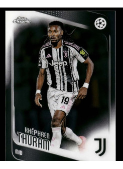 Khéphren Thuram, Card, 2025-26 Topps Chrome UEFA Club Competitions, BASE