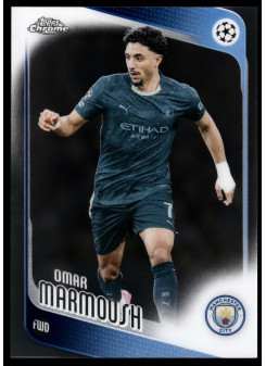 Omar Marmoush, Card, 2025-26 Topps Chrome UEFA Club Competitions, BASE