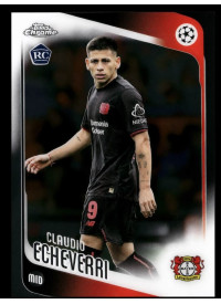 Claudio Echeverri, Card, 2025-26 Topps Chrome UEFA Club Competitions, BASE