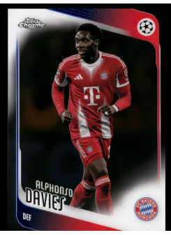 Alphonso Davies, Card, 2025-26 Topps Chrome UEFA Club Competitions, BASE