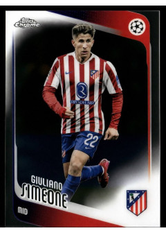 Giuliano Simeone, Card, 2025-26 Topps Chrome UEFA Club Competitions, BASE