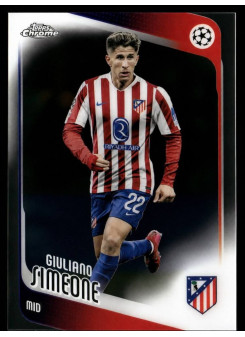 Giuliano Simeone, Kartička, 2025-26 Topps Chrome UEFA Club Competitions, BASE