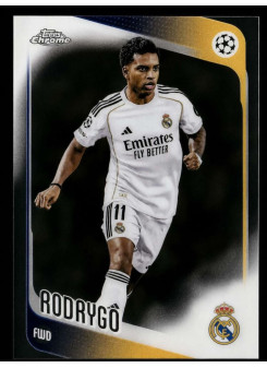 Rodrygo, Card, 2025-26 Topps Chrome UEFA Club Competitions, BASE