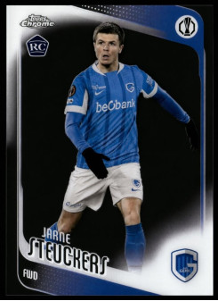 Jarne Steuckers, Card, 2025-26 Topps Chrome UEFA Club Competitions, BASE