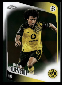 Karim Adeyemi, Card, 2025-26 Topps Chrome UEFA Club Competitions, BASE