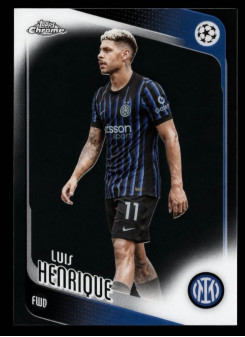 Luis Henrique, Card, 2025-26 Topps Chrome UEFA Club Competitions, BASE