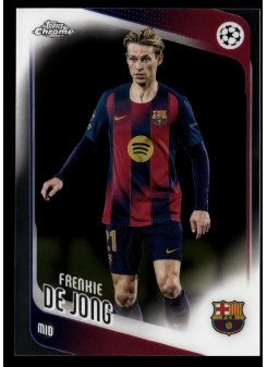 Frenkie de Jong, Card, 2025-26 Topps Chrome UEFA Club Competitions, BASE