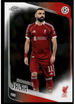 Mohamed Salah, Kartička, 2025-26 Topps Chrome UEFA Club Competitions, BASE
