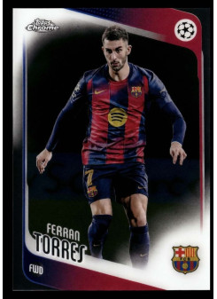 Ferran Torres, Card, 2025-26 Topps Chrome UEFA Club Competitions, BASE