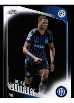 Denzel Dumfries, Card, 2025-26 Topps Chrome UEFA Club Competitions, BASE