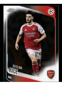 Declan Rice, Kartička, 2025-26 Topps Chrome UEFA Club Competitions, BASE