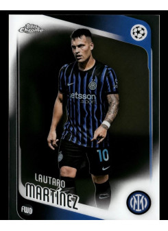 Lautaro Martínez, Card, 2025-26 Topps Chrome UEFA Club Competitions, BASE