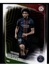 Ibrahim Mbaye, Kartička, 2025-26 Topps Chrome UEFA Club Competitions, BASE