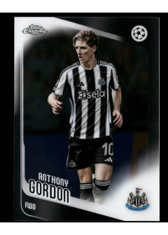 Anthony Gordon, Card, 2025-26 Topps Chrome UEFA Club Competitions, BASE