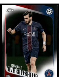 Khvicha Kvaratskhelia, Kartička, 2025-26 Topps Chrome UEFA Club Competitions, BASE