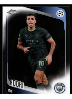 Rodri, Card, 2025-26 Topps Chrome UEFA Club Competitions, BASE
