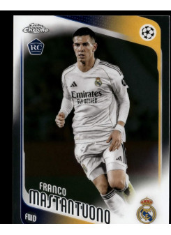 Franco Mastantuono, Card, 2025-26 Topps Chrome UEFA Club Competitions, BASE
