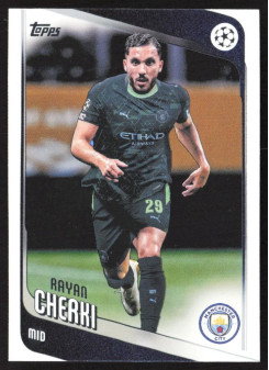 Rayan Cherki, Kartička, 2025-26 Topps UEFA Club Competitions, BASE