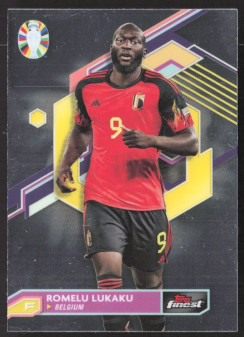 Romelu Lukaku, Kartička, 2024 Topps Finest Road to UEFA Euro , BASE