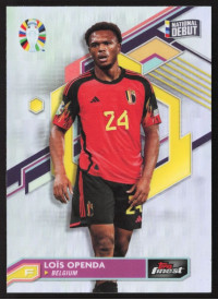 Loïs Openda, Kartička, 2024 Topps Finest Road to UEFA Euro , Refractor