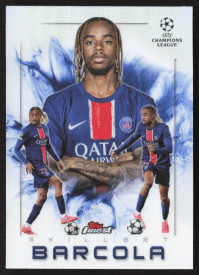 Bradley Barcola, Kartička, Topps Finest UEFA Club Competitions 2024-2025