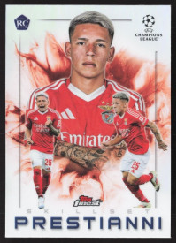 Gianluca Prestianni, Kartička, Topps Finest UEFA Club Competitions 2024-2025, INSERT