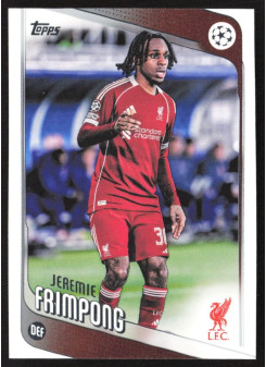 Jeremie Frimpong, Kartička, 2025-26 Topps UEFA Club Competitions, BASE