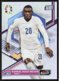Randal Kolo Muani, Kartička, 2024 Topps Finest Road to UEFA Euro , Refractor
