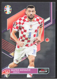Mateo Kovačić, Kartička, 2024 Topps Finest Road to UEFA Euro , BASE
