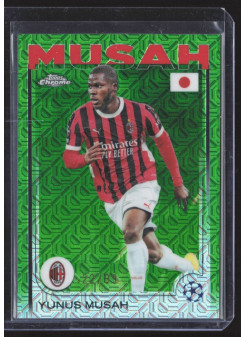 Yunus Musah, Kartička, Topps Chrome UEFA Club Competitions 2024-2025, LIMIT