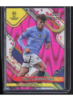 Matty Warhurst, Kartička, Topps Finest UEFA Club Competitions 2024-2025, BASE