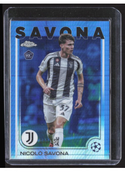 Nicolò Savona, Kartička, Topps Chrome UEFA Club Competitions 2024-2025, LIMIT