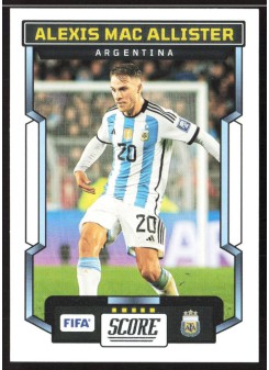 Alexis Mac Allister, Kartička, Panini Score FIFA Soccer 2023-24, BASE