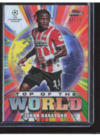 Johan Bakayoko, Kartička, Topps Finest UEFA Club Competitions 2024-2025, LIMIT