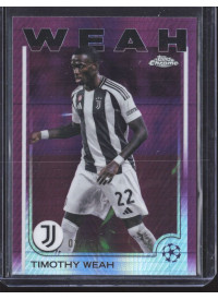 Timothy Weah, Kartička, Topps Chrome UEFA Club Competitions 2024-2025, LIMIT